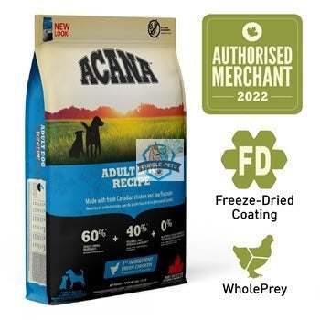 20% OFF PROMO Acana Heritage Freeze Dried Coated Adult Dog Food