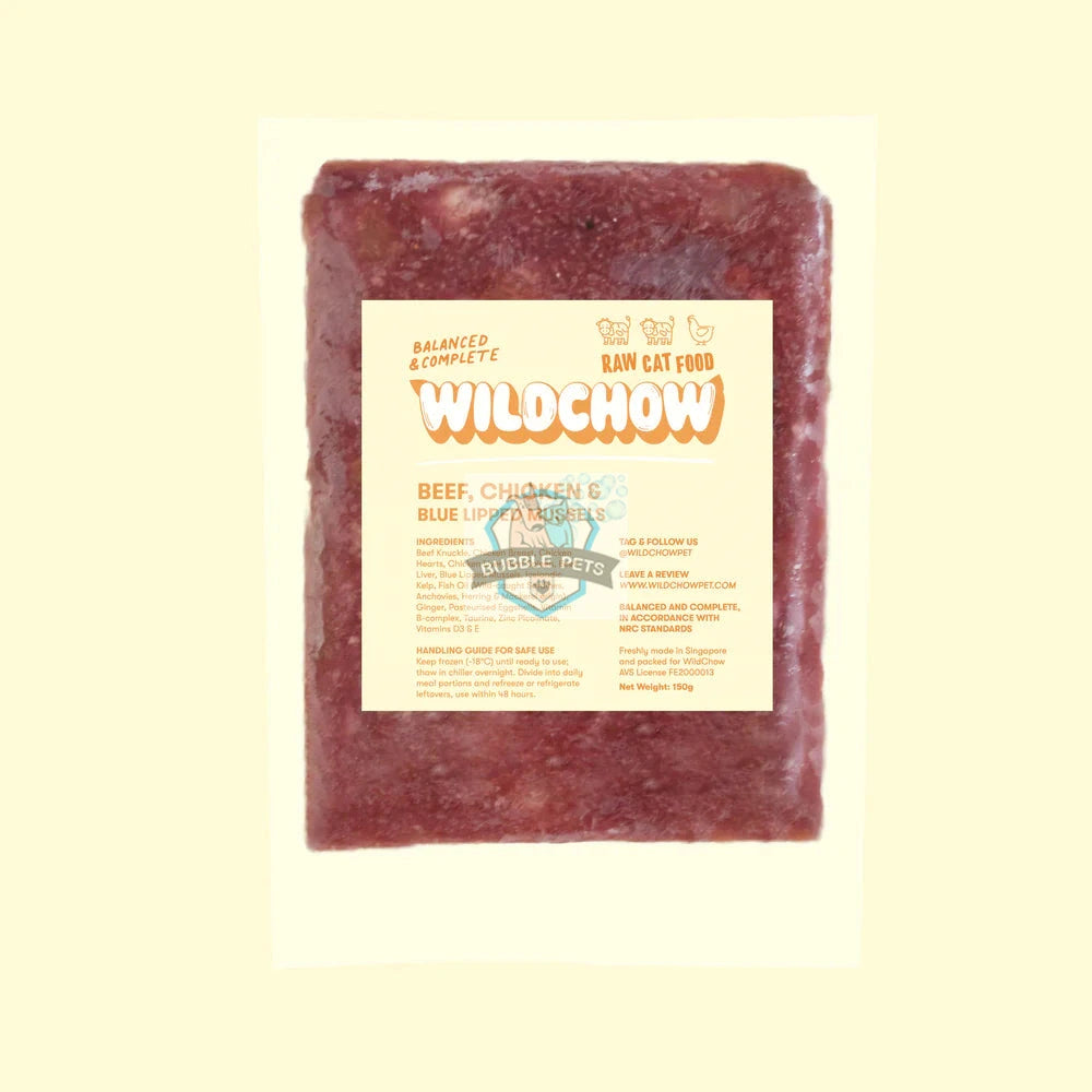 WildChow Beef & Chicken Raw Cat Food
