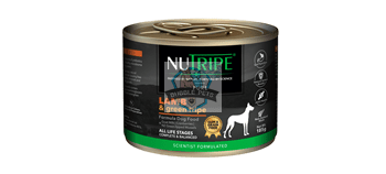 Nutripe Pure Lamb & Green Tripe Canned Dog Food