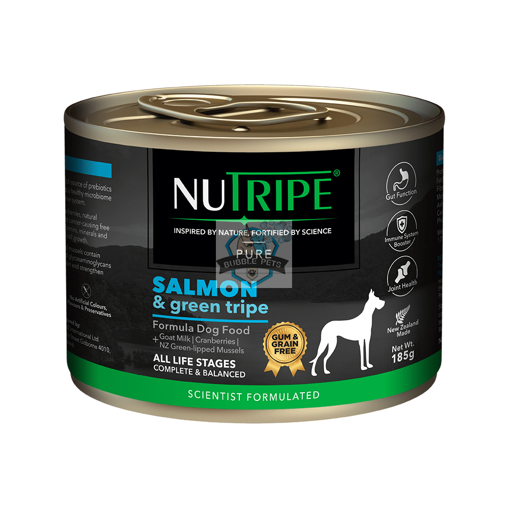 Nutripe Pure Salmon & Green Tripe Canned Dog Food