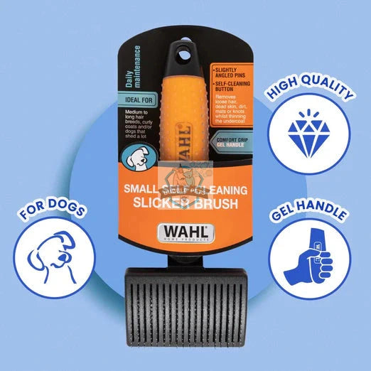 Wahl Self-Cleaning Slicker Brush For Dogs (Small)
