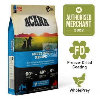 PROMO Extra 10% OFF Acana Heritage Freeze Dried Coated Adult Dog Food
