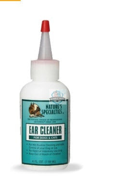Nature's Specialties Ear Cleaner for Dogs Cats Pets