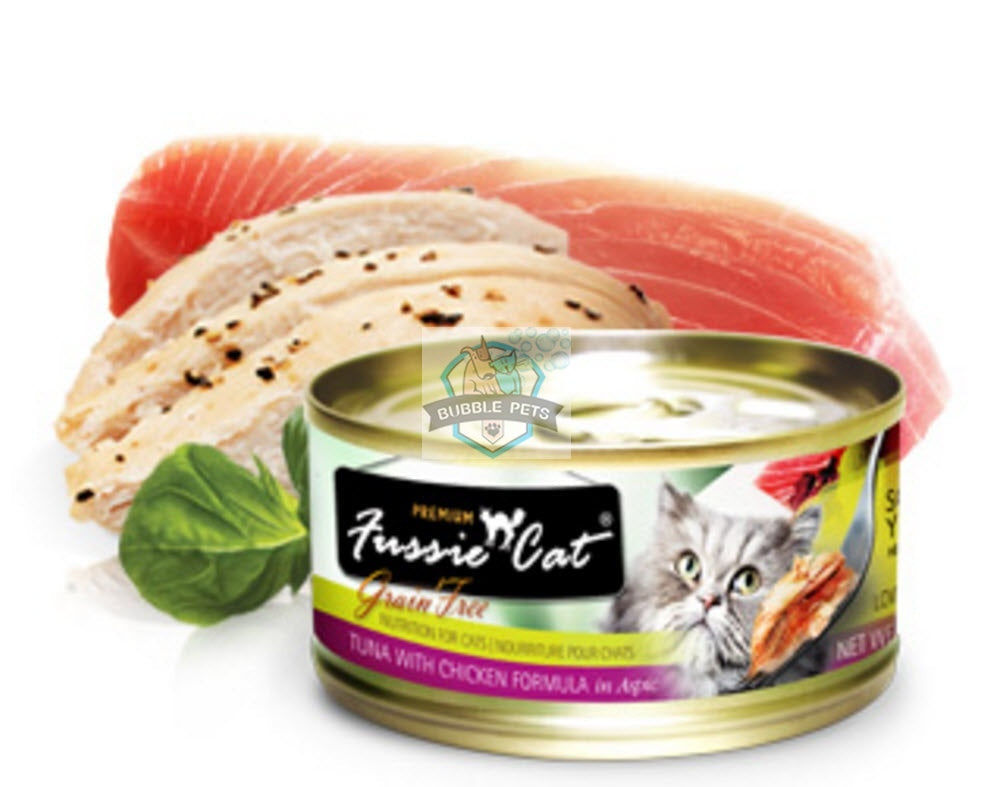 Fussie Cat Premium Tuna With Chicken Canned Cat Food