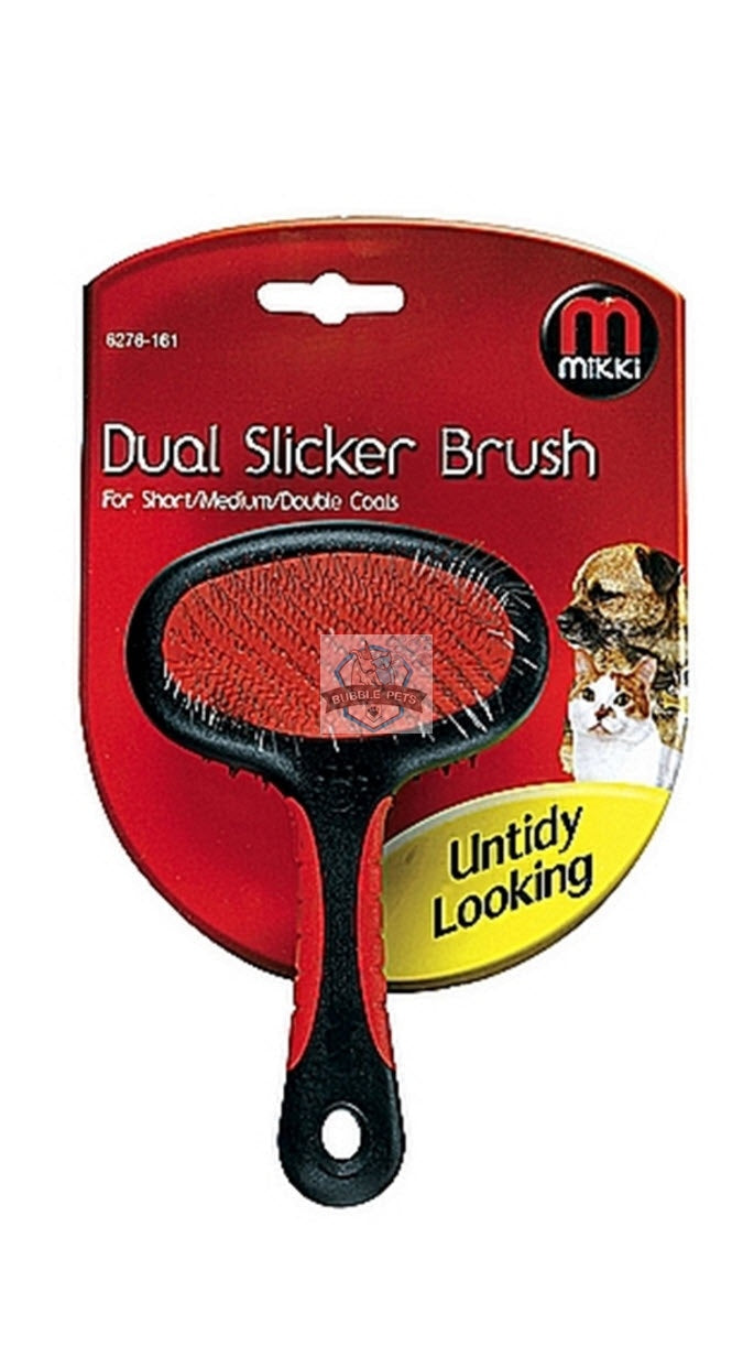 Mikki Dual Slicker Small Brush AllCoats for Pets