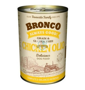 Bronco Chicken Olio Grain-Free Canned Dog Food