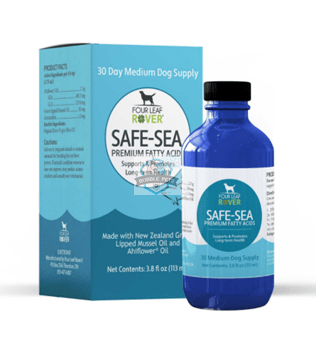 Four Leaf Rover Red Safe Sea Green Lipped Mussel Oil (Omega-3) Supplement for Dogs