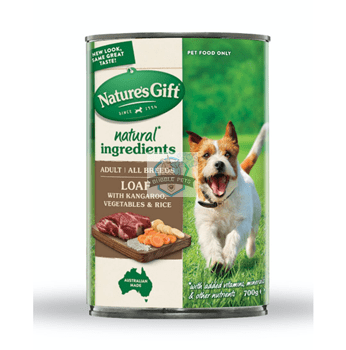 Nature's Gift Kangaroo Rice & Vegetable Dog Canned Food