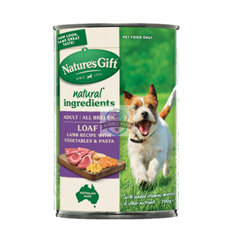 Nature's Gift Lamb Pasta & Vegetable Dog Canned Food