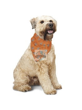 Insect Shield Paisley Flea & Tick Repellent Bandana for Dogs (Orange Dog & Bone)