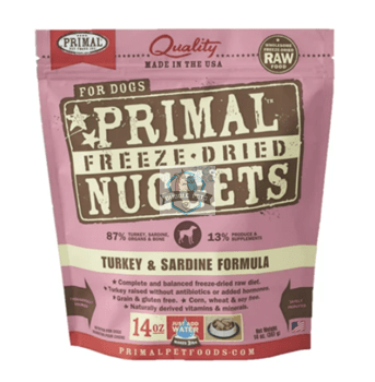 PROMO Buy 2 for $119.90 Primal Freeze Dried Turkey and Sardine Formula for Dogs