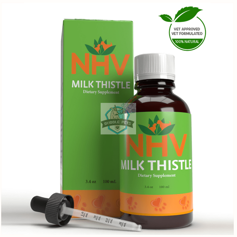 NHV MILK THISTLE Liver and Kidney Supplement for Dog Cats Pets