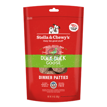 Stella & Chewy's Freeze Dried Dinner Patties (Duck Duck Goose) Dog Food