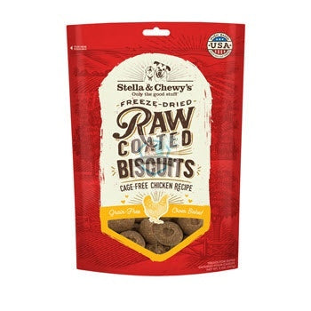 Stella & Chewy’s Raw Coated Chicken Biscuit Dog Treats