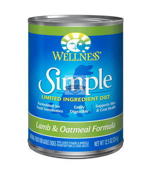 Wellness Simple Food Solutions Lamb and Oatmeal Canned Dog Food