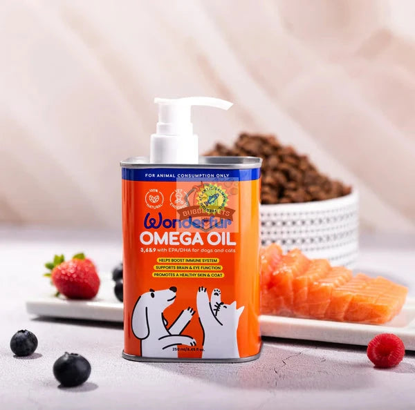 Wonderfur Super Omega Oil for Dogs & Cats (250ml)