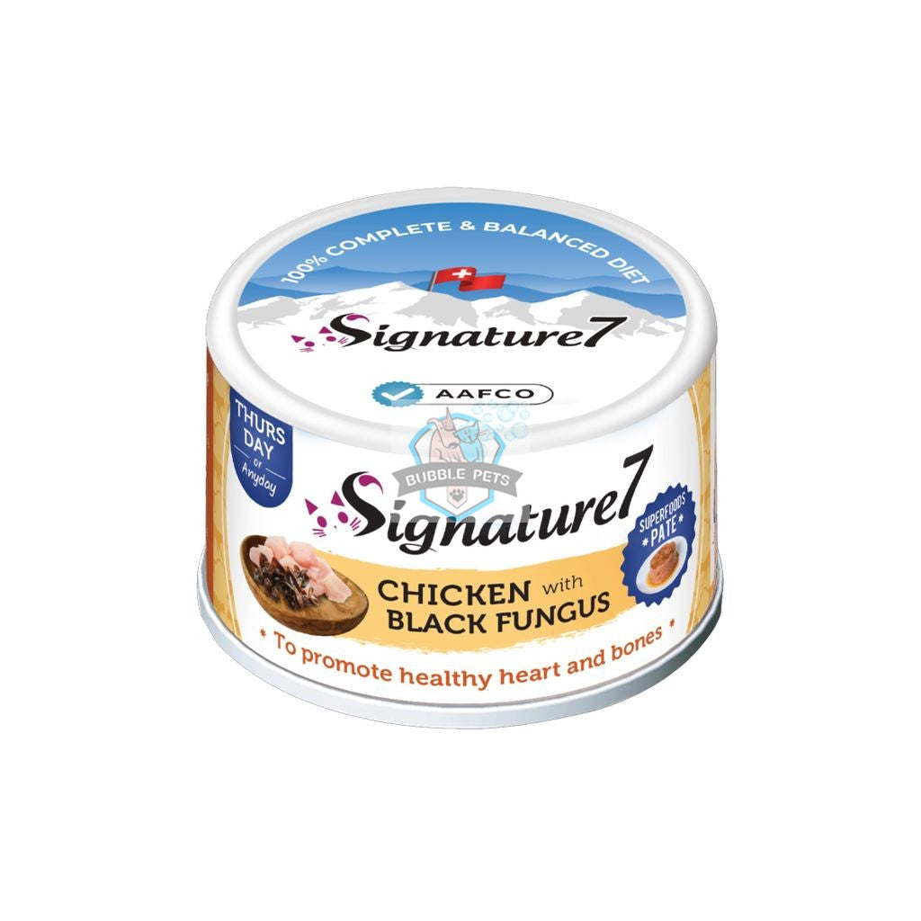 Signature7 Cat Wet Can - Chicken with Black Fungus For Healthy Heart and Bones