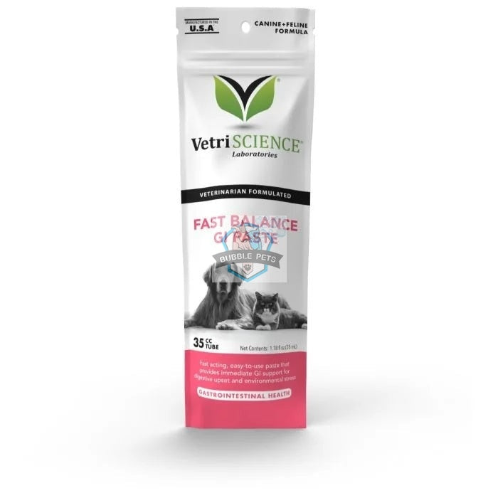 VetriScience® - Fast Balance GI Paste Probiotic for Dogs & Cats (35cc Notched Dial-A-Serving Tube)