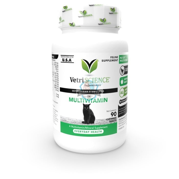 VetriScience Nu Cat Multivitamin for Cats (90 chewable tablets)
