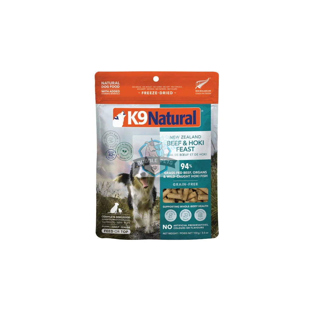 K9 Natural Freeze Dried Hoki & Beef Dog Food