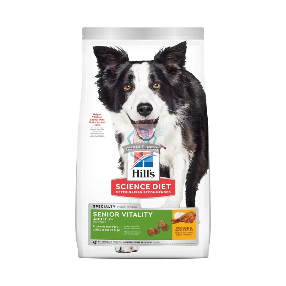 Hill's Science Diet Senior Vitality Adult 7+ Chicken & Rice Recipe Dog Food