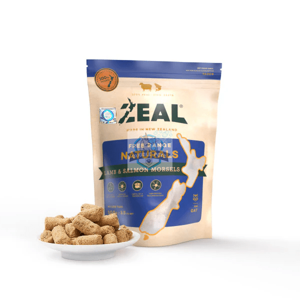 Zeal Free Range Freeze Dried Lamb & Salmon Morsels Dog Cat Treats (Buy 2 Get 1 Free)