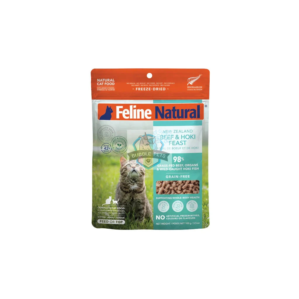 K9 Feline Natural Beef and Hoki Raw Freeze Dried Cat Food