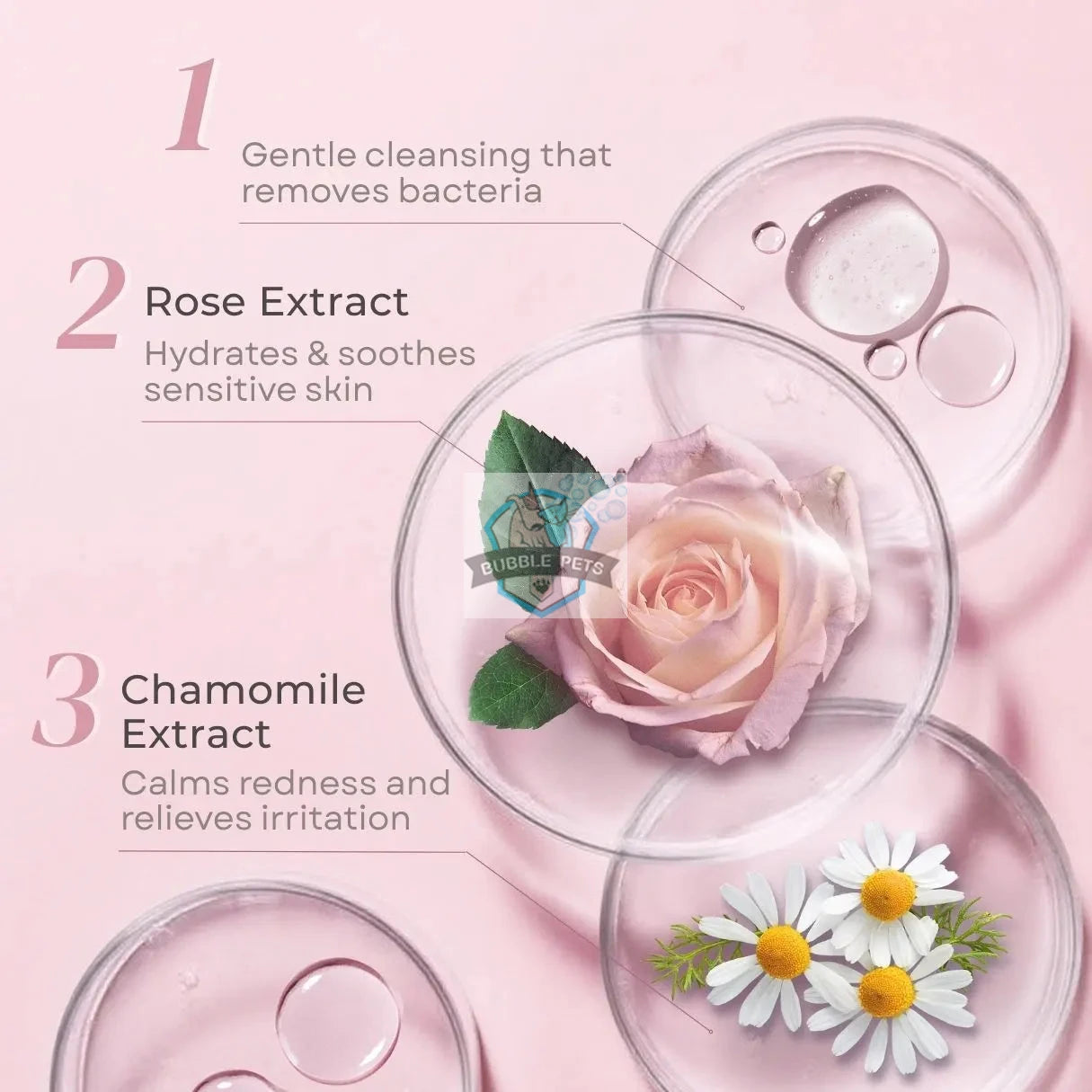 For Furry Friends P.A.W.S Pet Facial Wipes