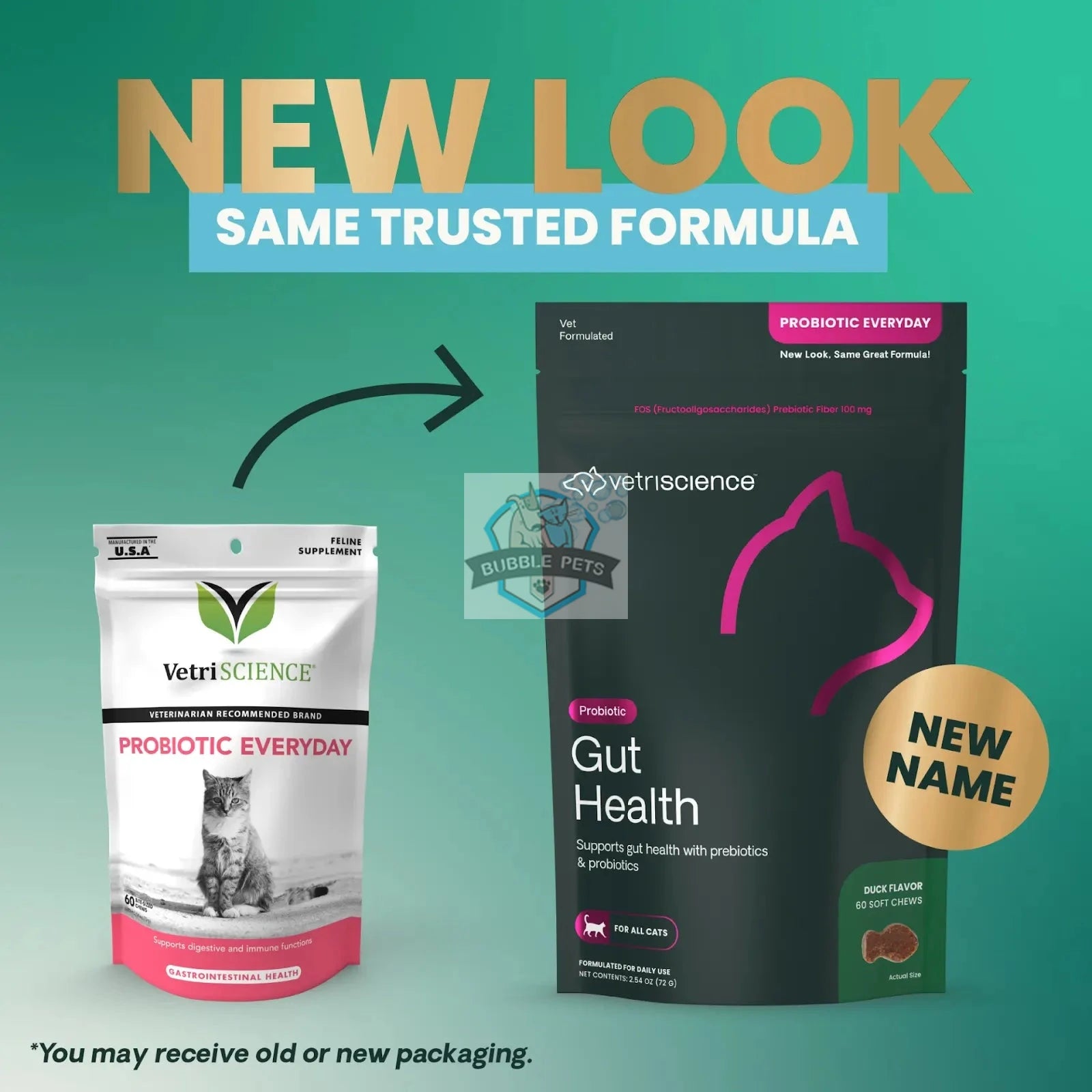 VetriScience® - Probiotic Gut Health For Cats (60 chews)