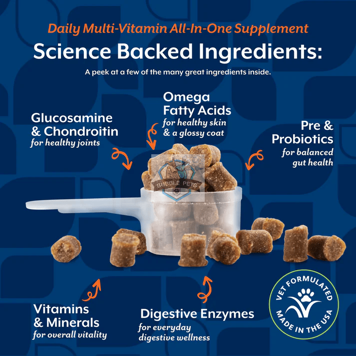 NaturVet Scoopables All-In-One Daily Essentials 4-in-1 Support Dog Supplement