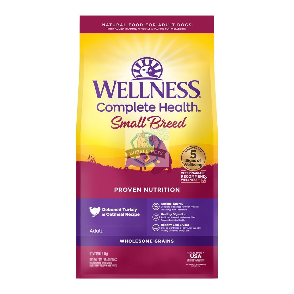 Wellness Complete Health Small Breed Turkey & Oatmeal Dry Dog Food