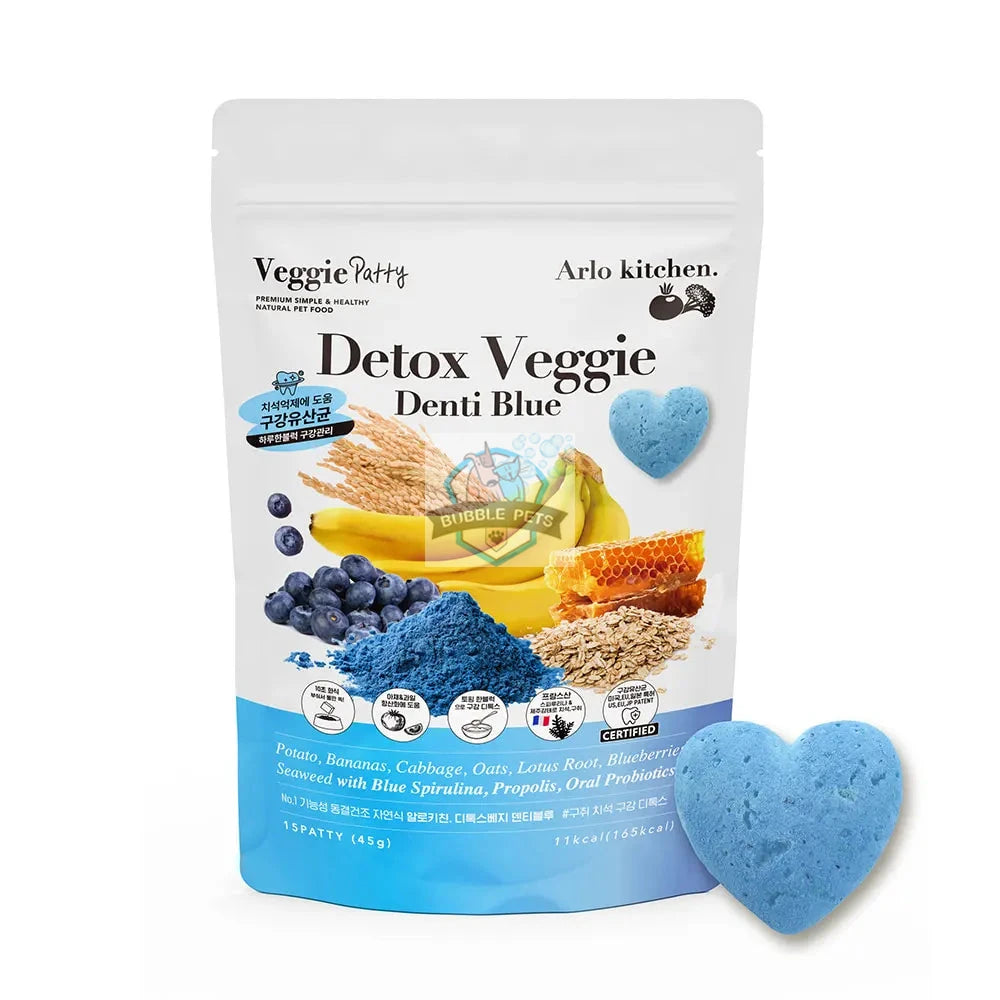 Arlo Kitchen Detox Denti Blue Freeze Dried Veggie Patties