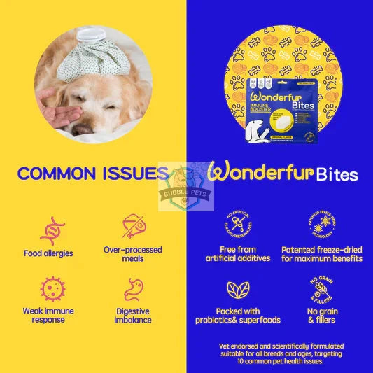 Wonderfur Immune Booster Freeze-Dried Treats for Dogs