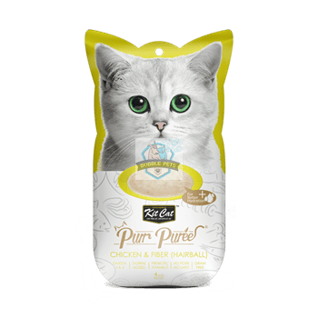Kit Cat Pure Puree Chicken And Fiber (Hairball Control) Cat Food