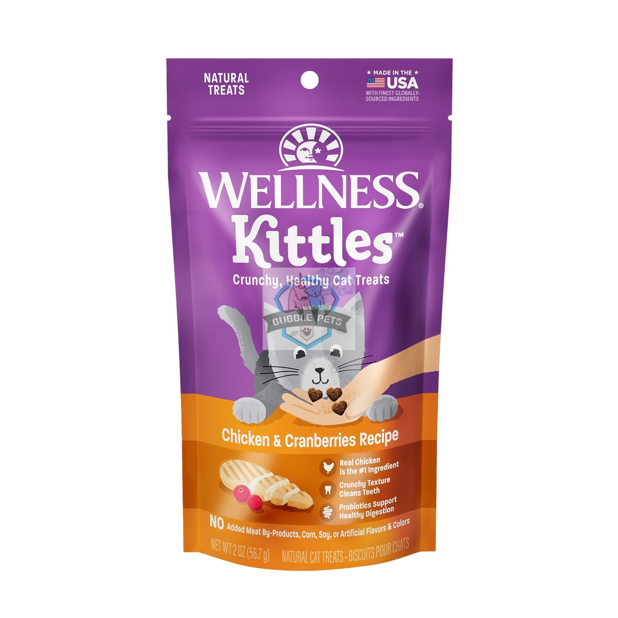 Wellness Kittles Chicken and Cranberries Cat Treats