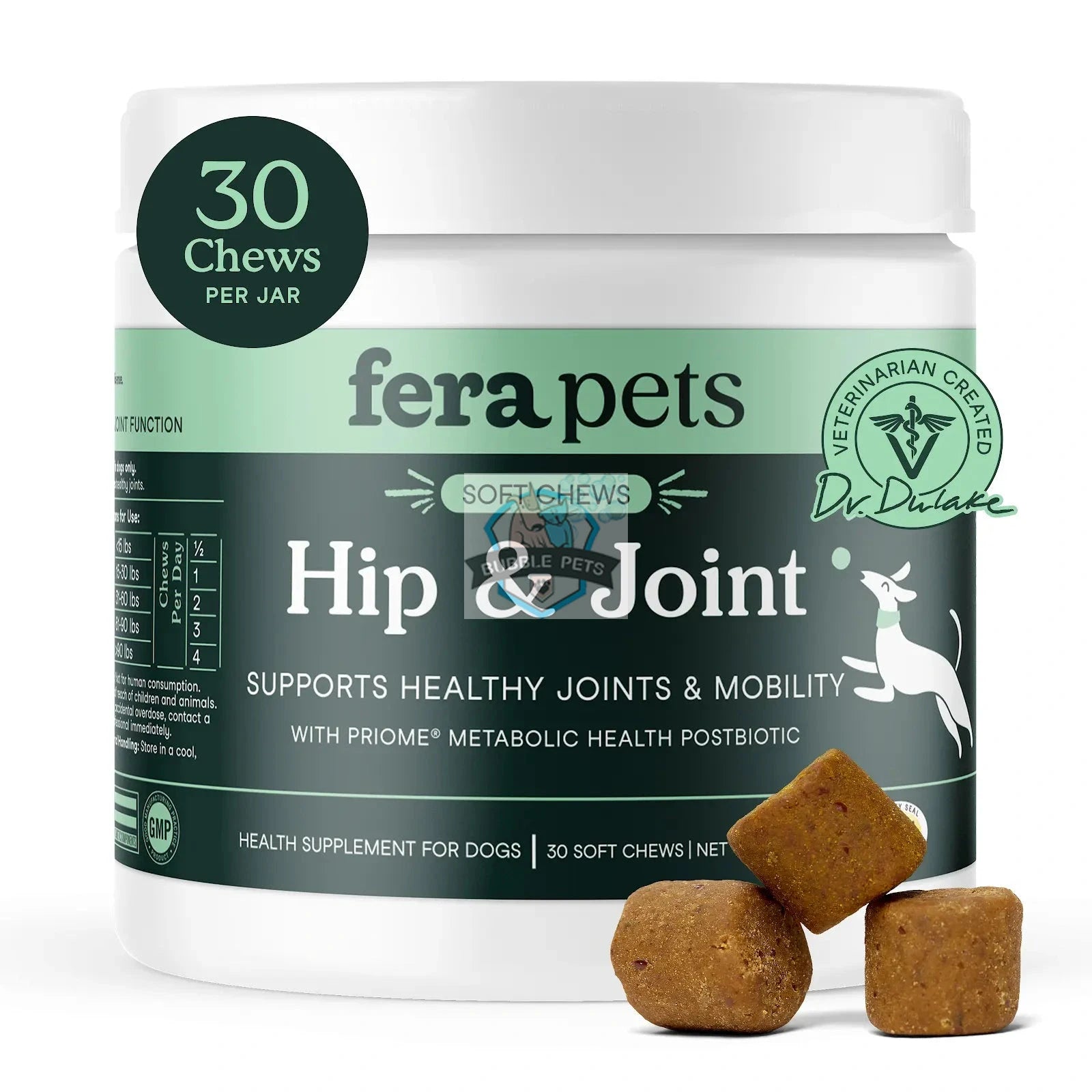 Fera Pet Organics Hip & Joint Support Soft Chews for Dogs & Cats