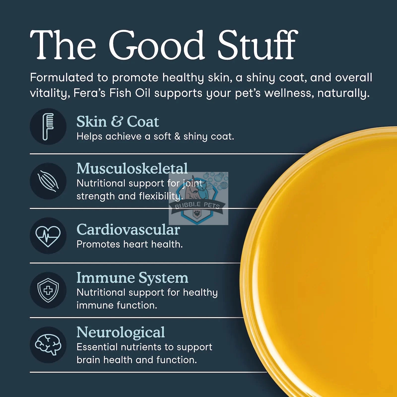 Fera Pet Organics Fish Oil for Dogs & Cats