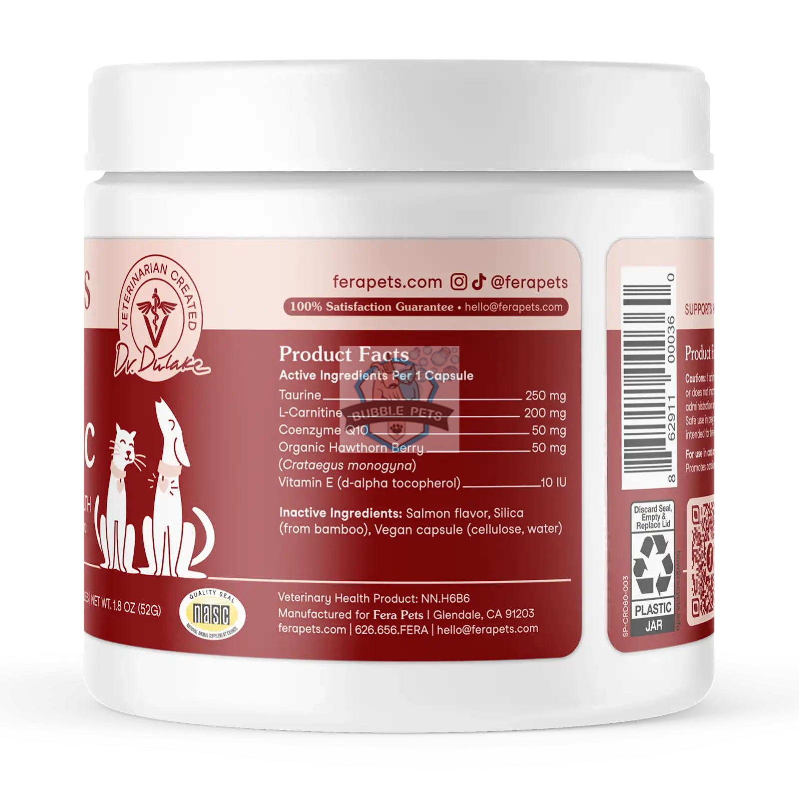 Fera Pet Organics Cardiac Support for Dogs & Cats