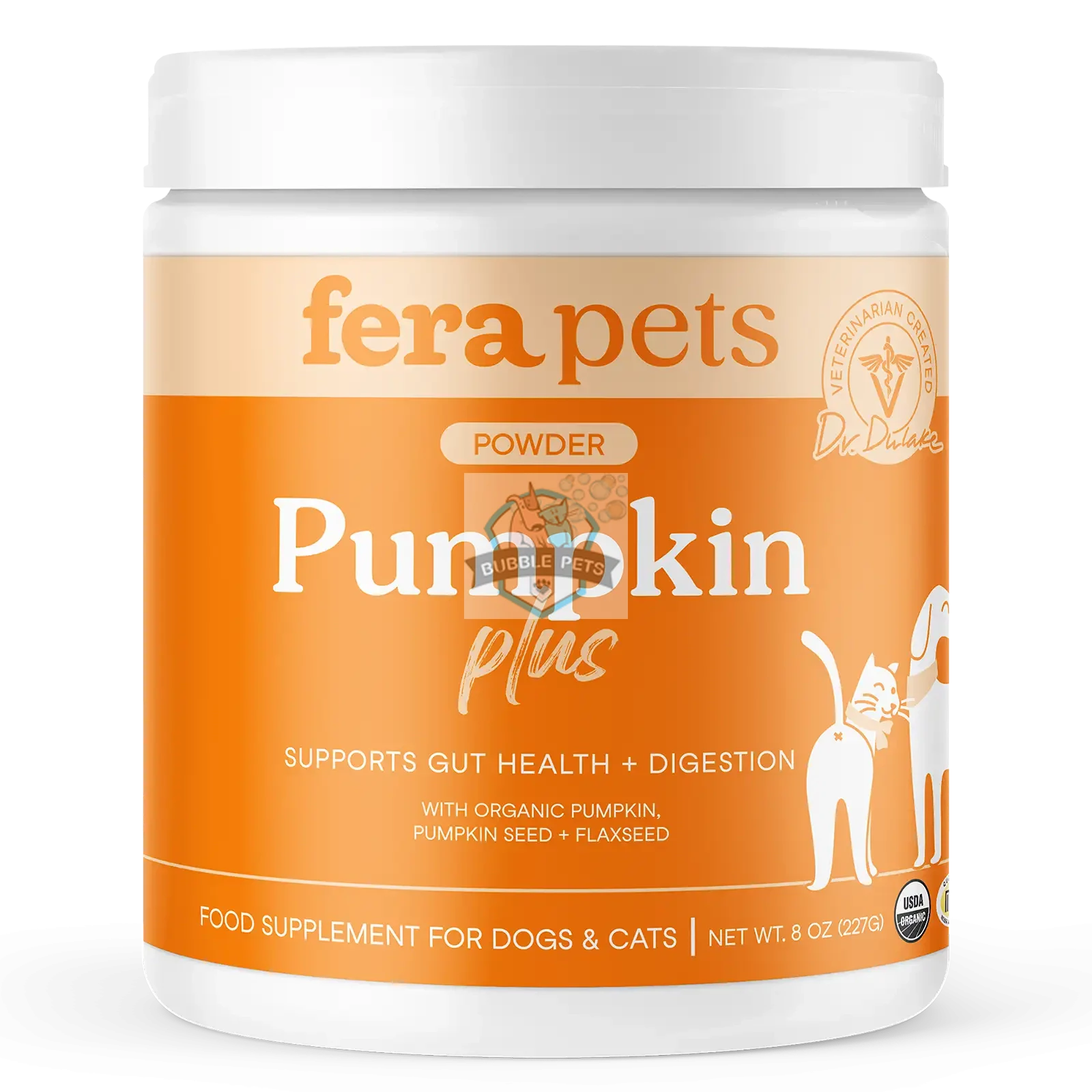 Fera Pet Organics Pumpkin Plus for Gut Support for Dogs and Cats