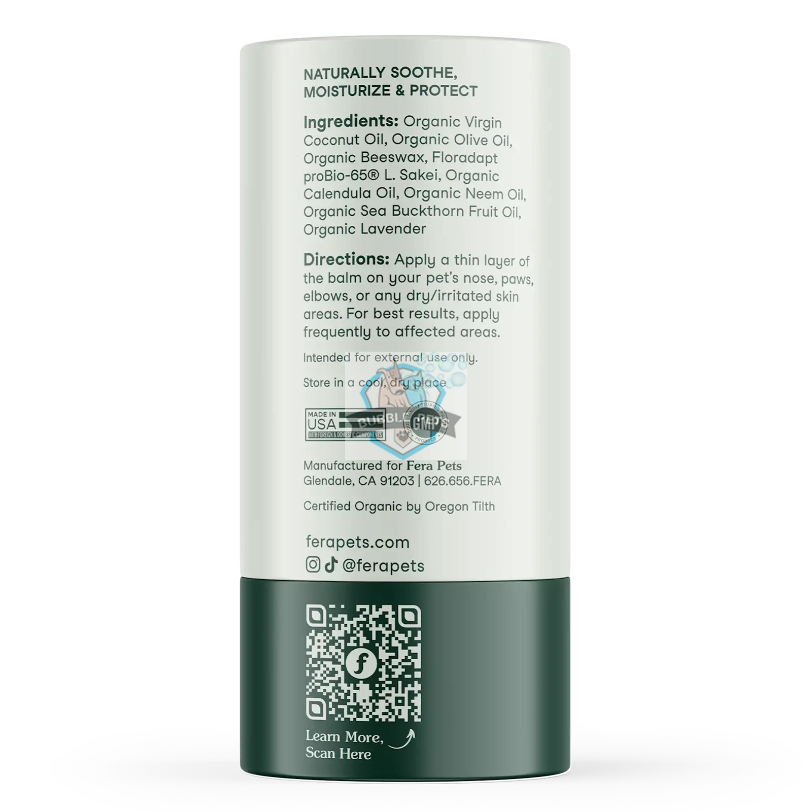 Fera Pet Organics PawBiome Pet Balm