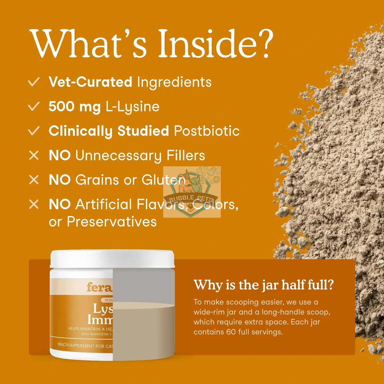 Fera Pet Organics Lysine Immune Support for Cats