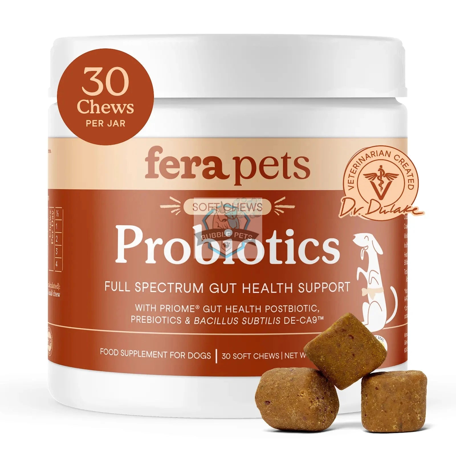 Fera Pet Organics Probiotics Soft Chews for Dogs & Cats