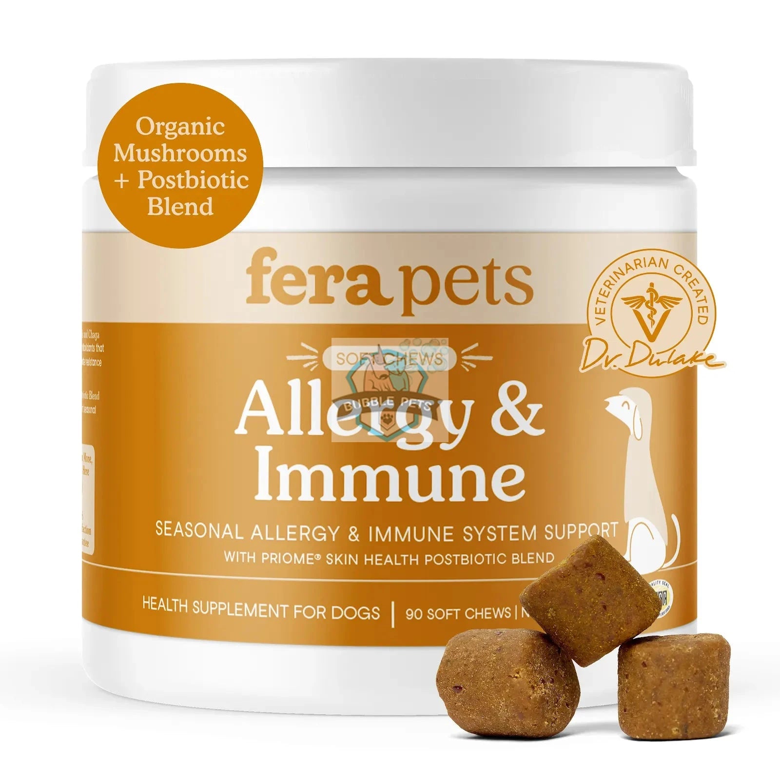 Fera Pet Organics Allergy & Immune Support Soft Chews for Dogs and Cats