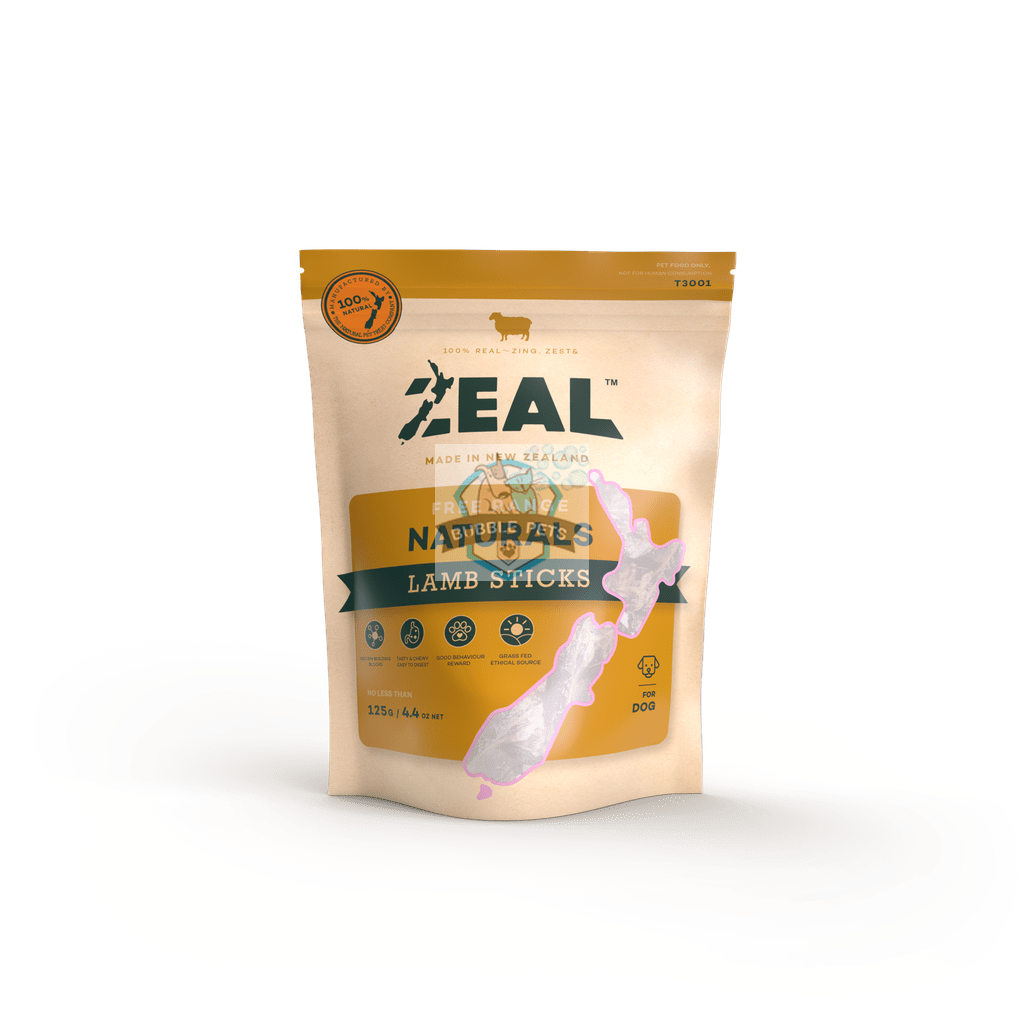 Zeal Dried Free Range Lamb Sticks Dog Treats (Buy 2 Get 1 Free)