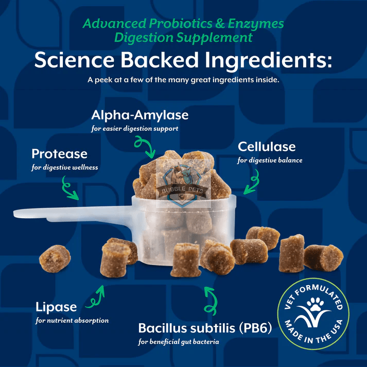 NaturVet Scoopables Advanced Probiotics & Enymes Dog Supplement