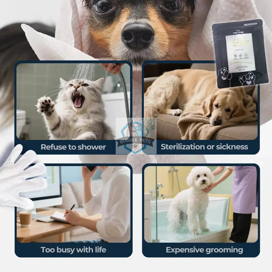 For Furry Friends P.A.W.S Full Body Pet Spa Gloves