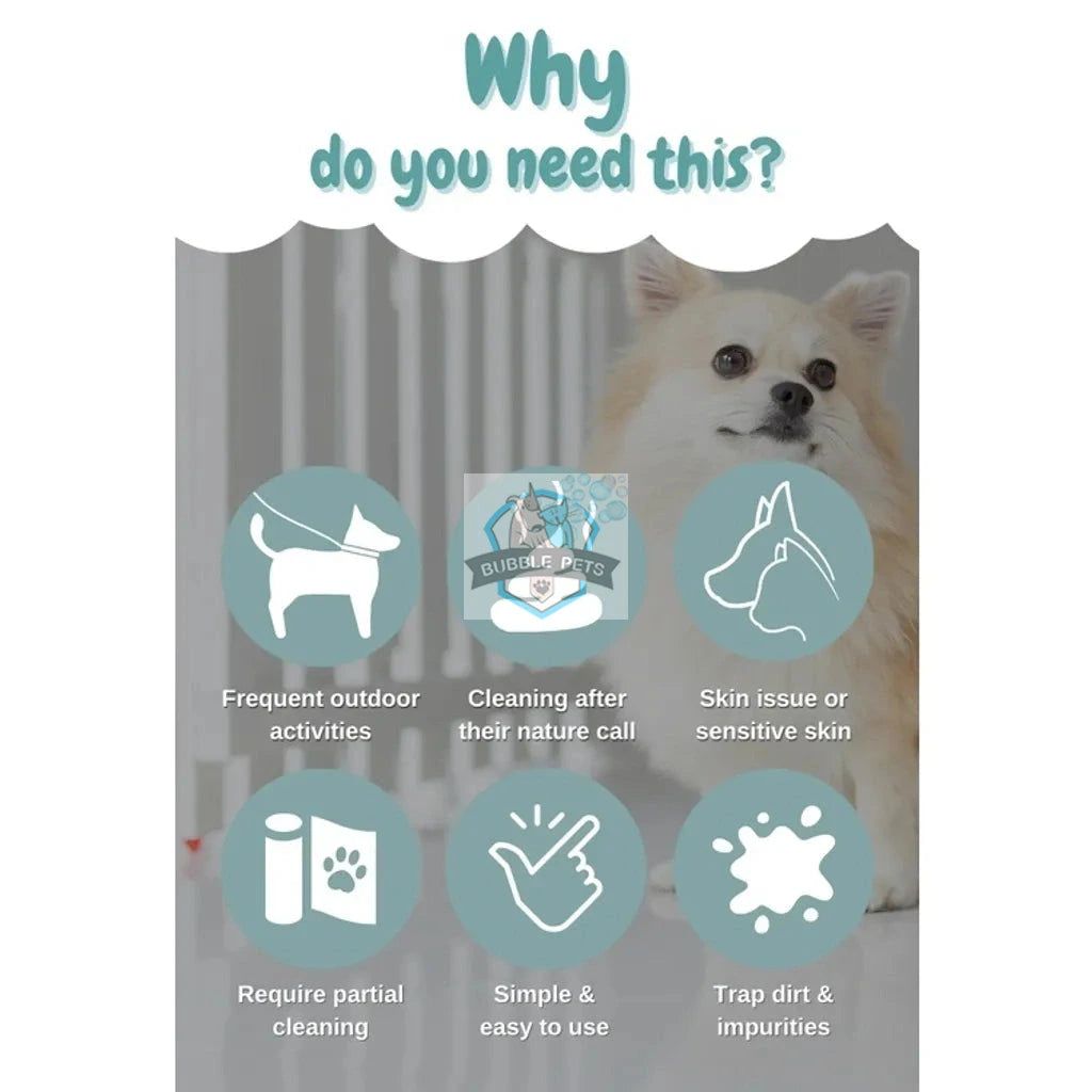 For Furry Friends Pet's Activated Water Sanitizer (P.A.W.S) Wipes
