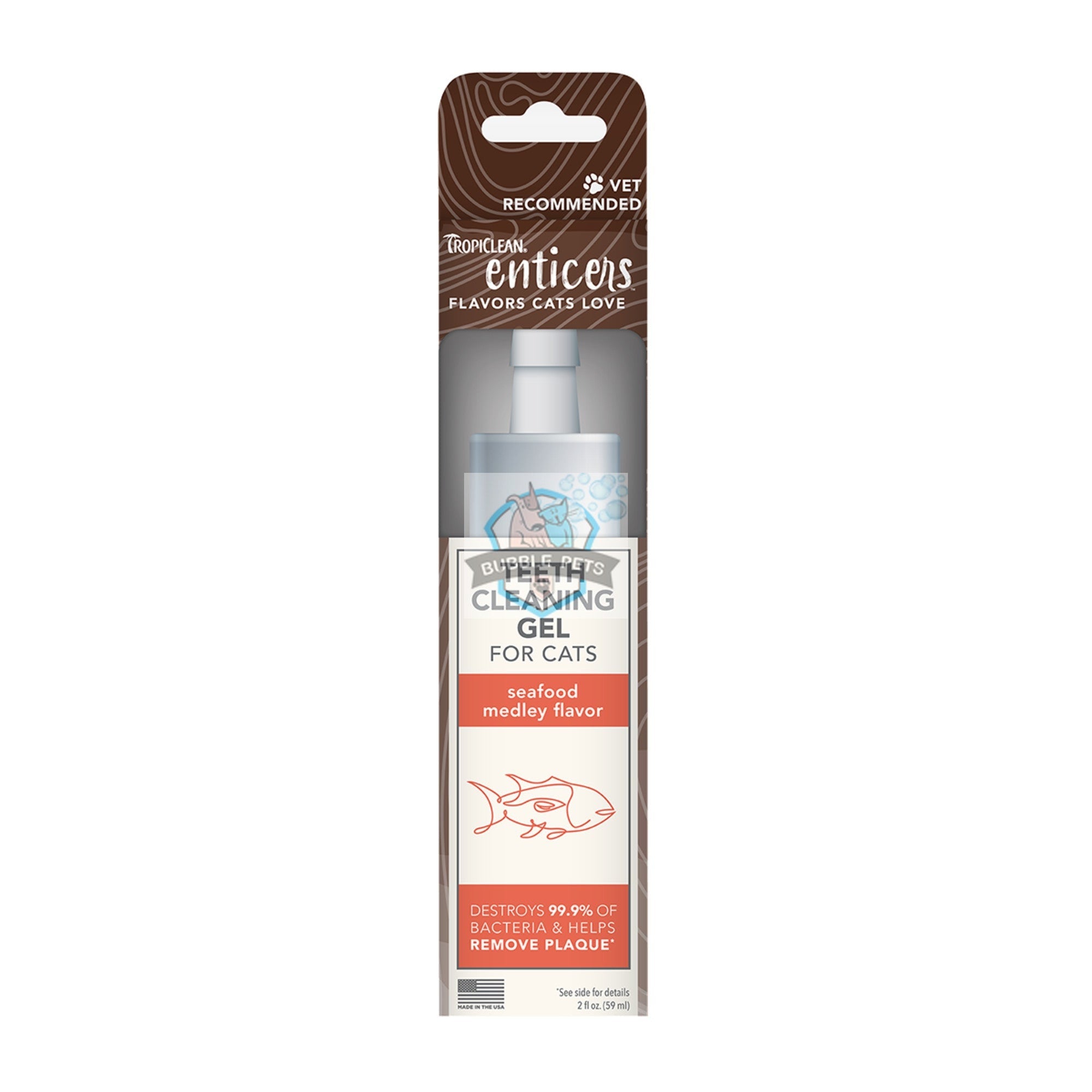 TropiClean Enticers Teeth Cleaning Gel for Cats