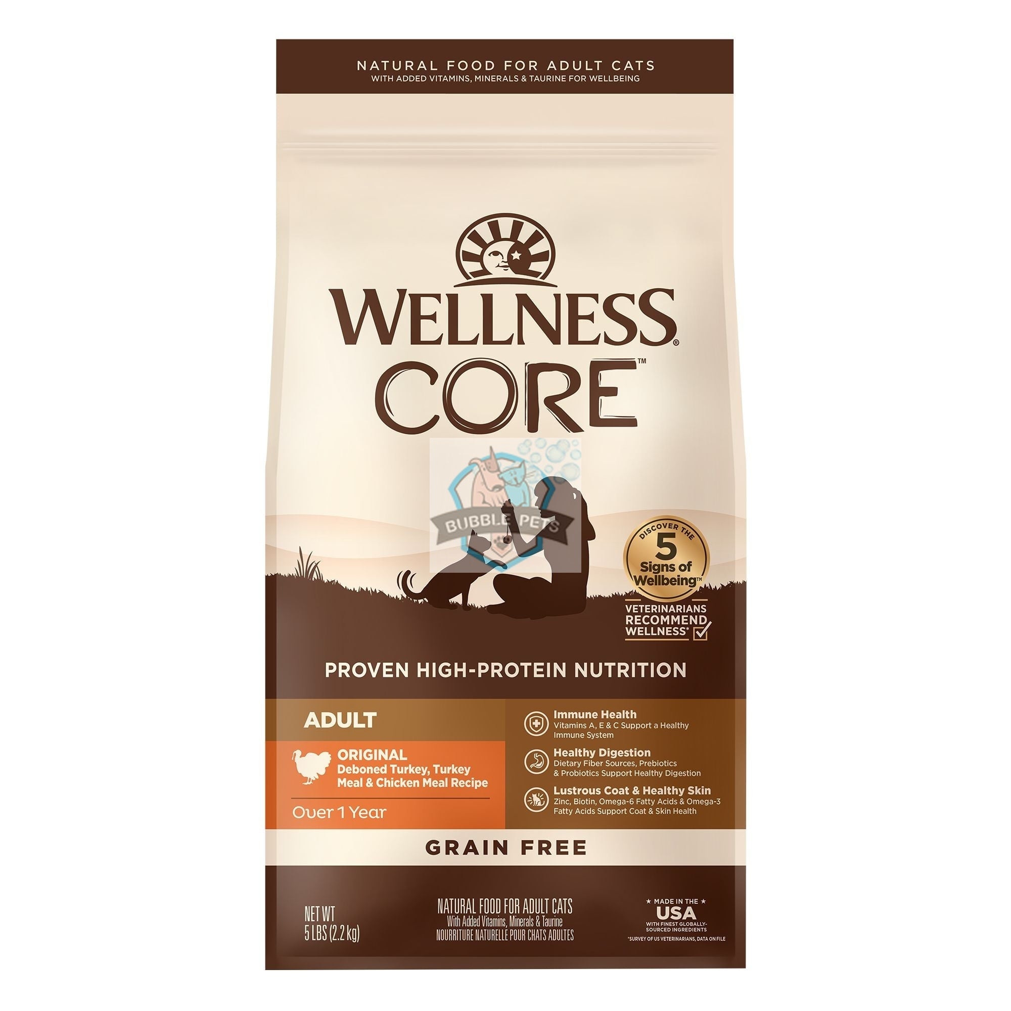 Wellness CORE Original Deboned Turkey, Turkey Meal & Chicken Meal Dry Cat Food