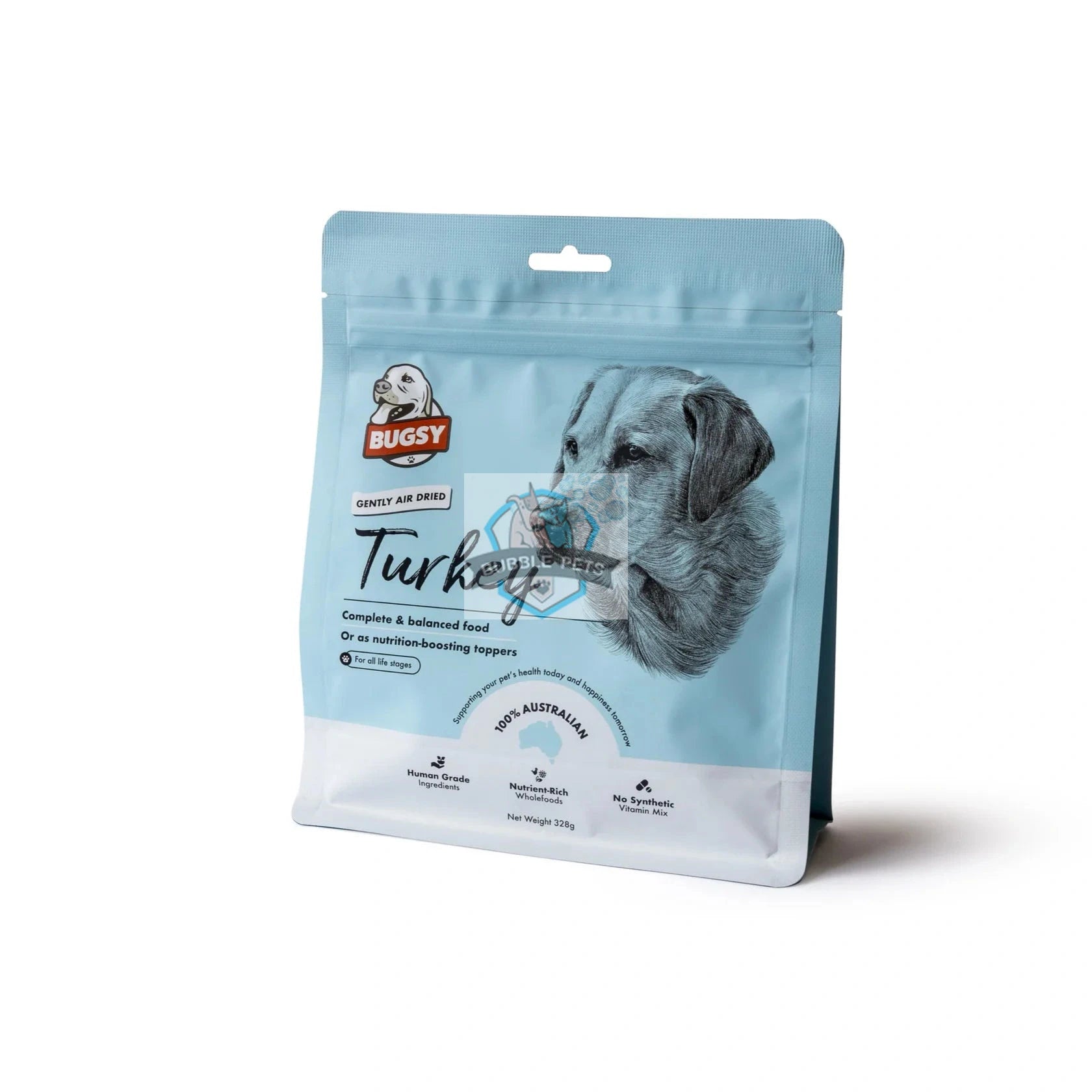 Bugsy Air Dried Turkey Dog Food